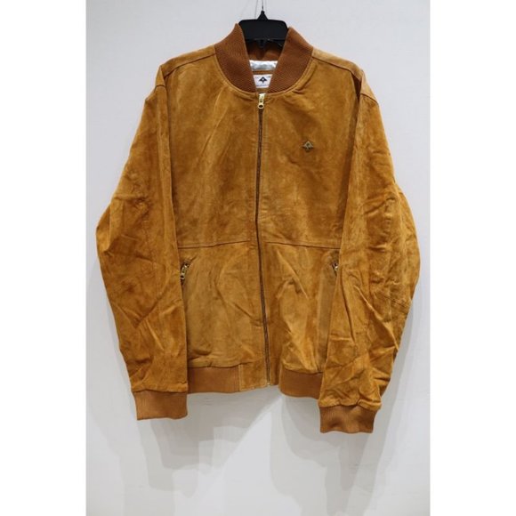 LRG Suede Leather Bomber Jacket Men's Size XL $225 - Picture 2 of 9